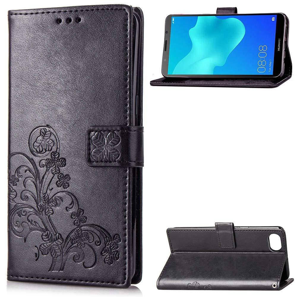 

Чехол Clover для Huawei Y5 2018 / Y5 Prime 2018 / DRA-L21 книжка кожа PU черный