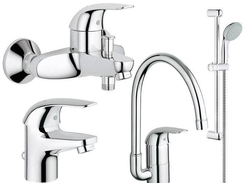 

Набор смесителей Grohe Euroeco UA123242K0, Хром