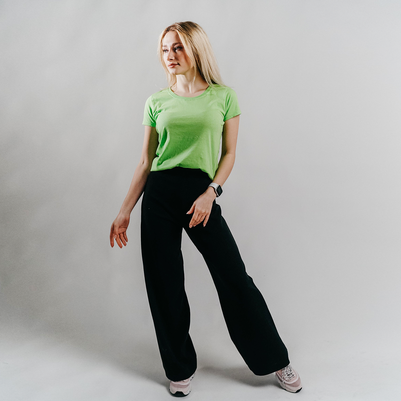 

Женская футболка лёгкая Лайм Fruit of the loom 0614200LM XL