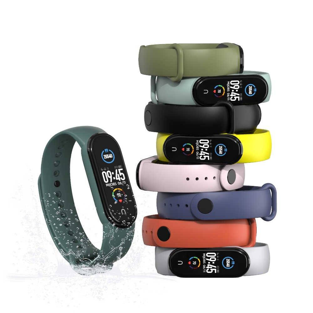 

Силіконовий ремінець MiJobs для Xiaomi Mi Band 5 / 6. Висока якість. Оригінал.