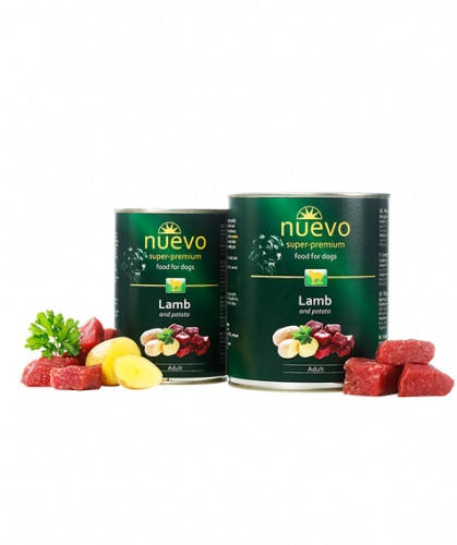 

Влажный корм Nuevo Dog Adult Lamb & Potato с ягненком и картофелем - 400 г
