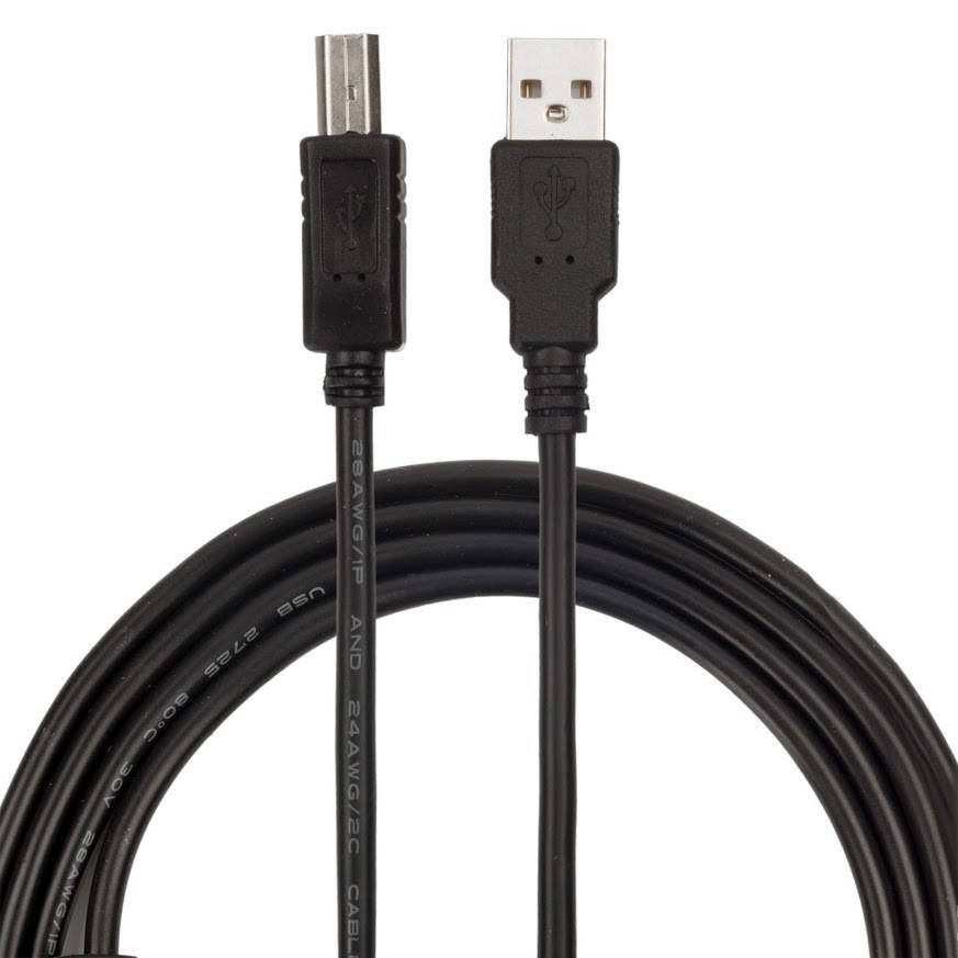 

Кабель ProfCable12-300 USB-A 2.0 - USB-B, 3 м (для принтера), Черный