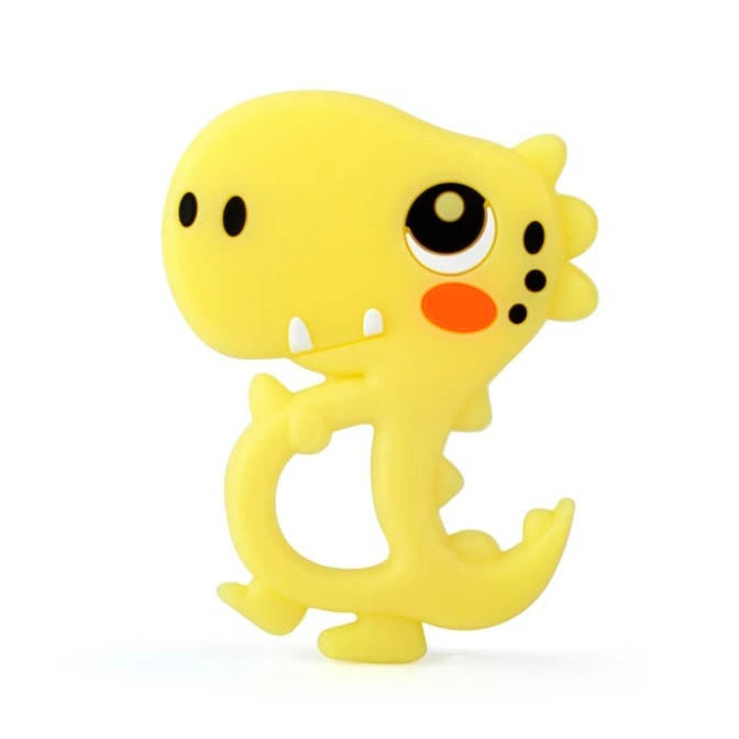 

Дракончик грызунок (прорезыватель) для зубов силиконовый Жёлтый