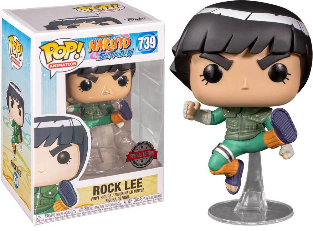 

Фигурка Funko Pop Фанко Поп Наруто Рок Ли Naruto Rock Lee 10 см N RL 739