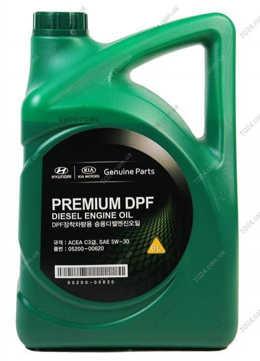 

Hyundai-Kia (Mobis) PREMIUM DPF DIESEL 5W-30 05200-00620 (6л)
