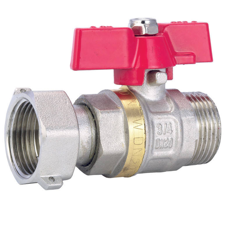 

Кран шаровой FADO New PN40 20 3/4'' НВ с накидной гайкой прямой, KG02 (8008210023231)