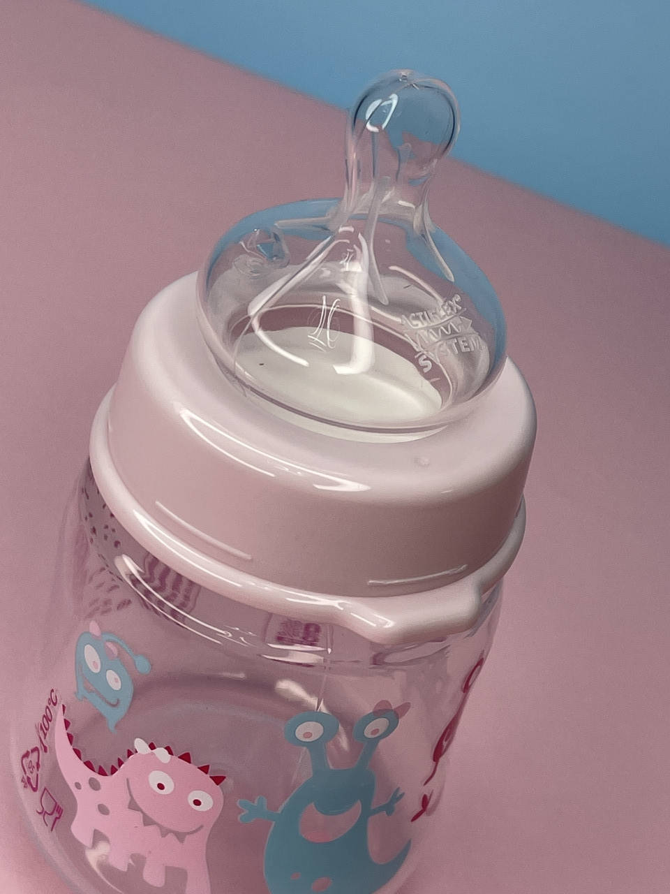 

Бутылочка NIP 150 мл РР широкое горло + соска, Девочка