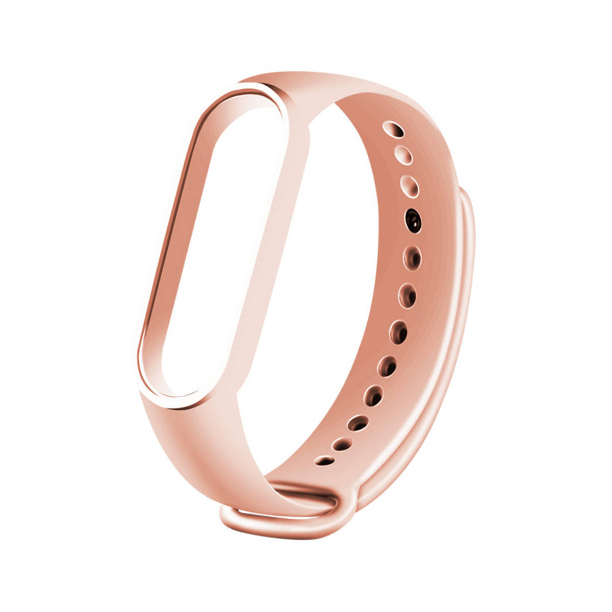 

Сменный ремешок на фитнес браслет Xiaomi Mi Smart Band 5/6 Бежевый