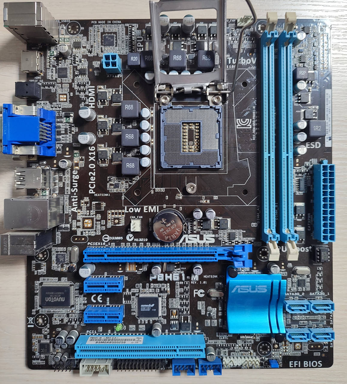 

Материнская плата S1155 ASUS P8H61-M б/у
