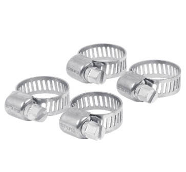 

Хомут кольцо 3/4" 19 - 27 мм Truper Мексика, Серый