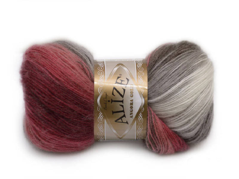 

Alize Batik Angora Gold, №1984, Секционное крашение