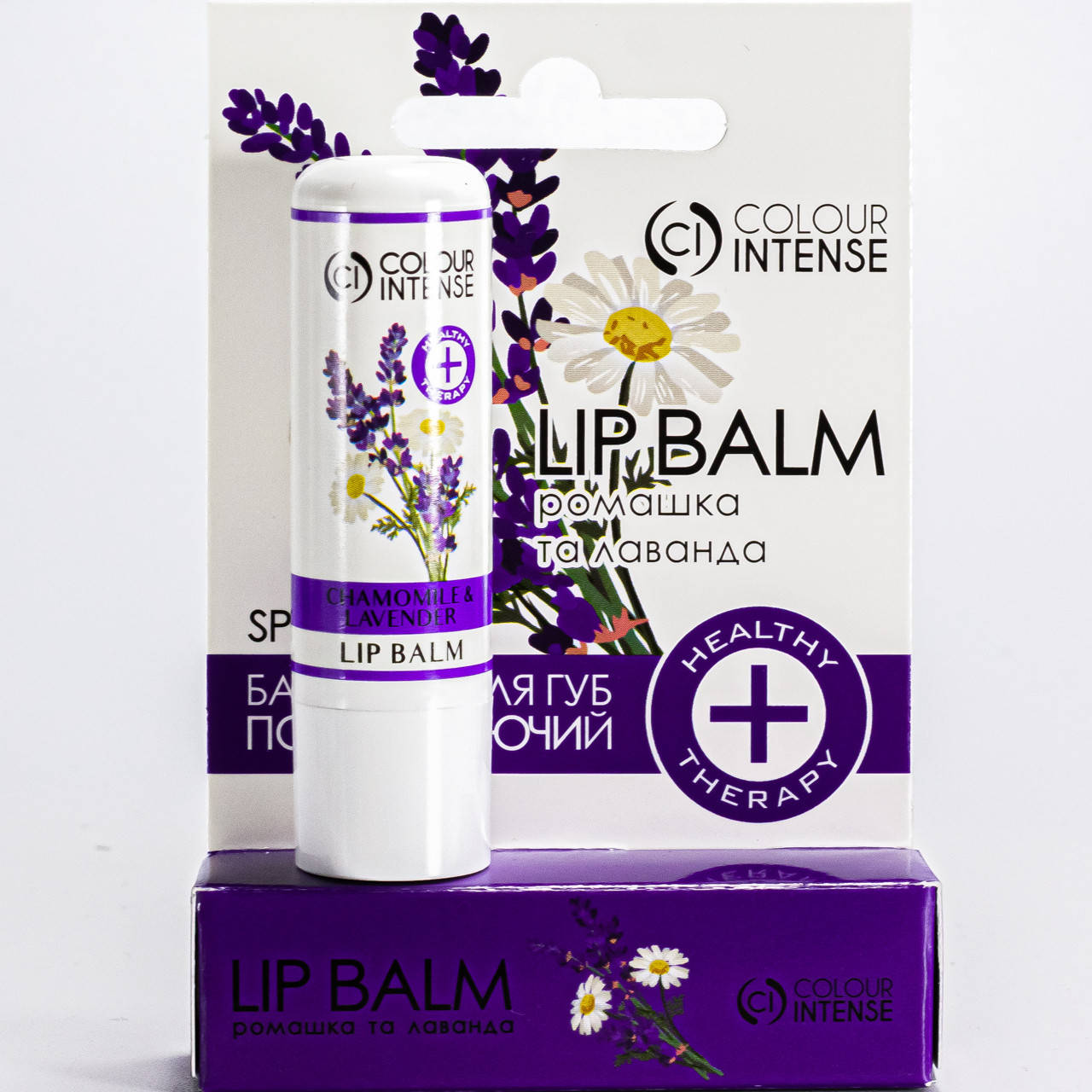 

Бальзам для губ Colour Intense Balm Healthy Therapy SPF15 LB-HT № 05 Ромашка и Лаванда