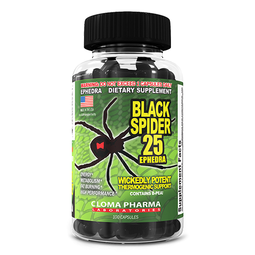 

Cloma Pharma Black Spider 100 caps