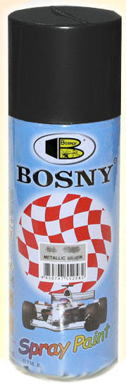 

Краска Bosny №1139 металлик Черный 318 400мл.