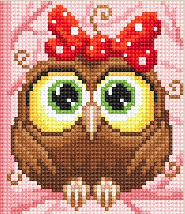 

Алмазная вышивка АВ 5090 Совенок (полная зашивка)