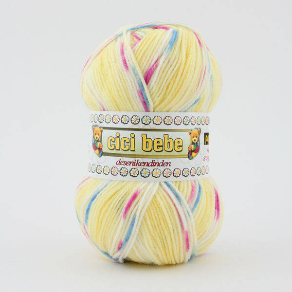 

Пряжа Cicibebe "59504" Детская Акриловая Пряжа Меланж