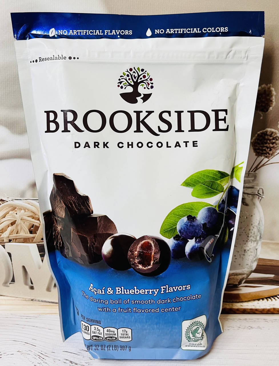 

Шоколадні цукерки Brookside лохина та асаї