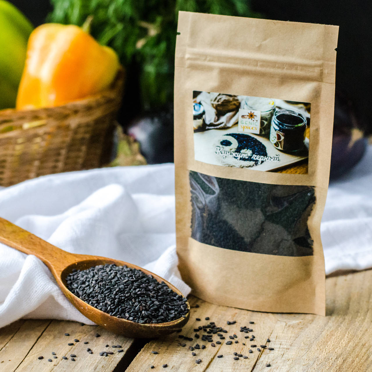 

Кунжут чёрный 50 грамм