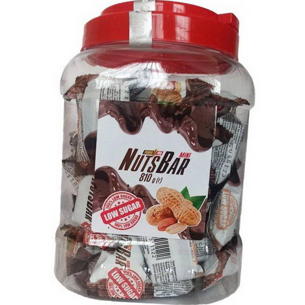

Батончики без сахара Power Pro Nuts Bar Mini Sugar Free 810 g Sugar Free