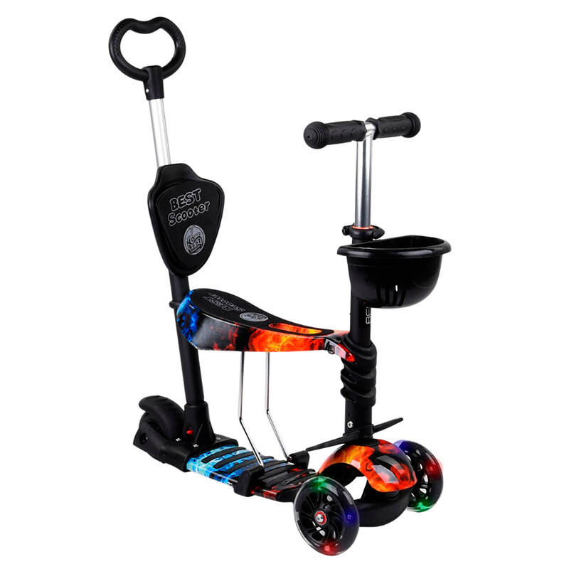 

Самокат 5в1 Best Scooter 21700, Вода и пламя