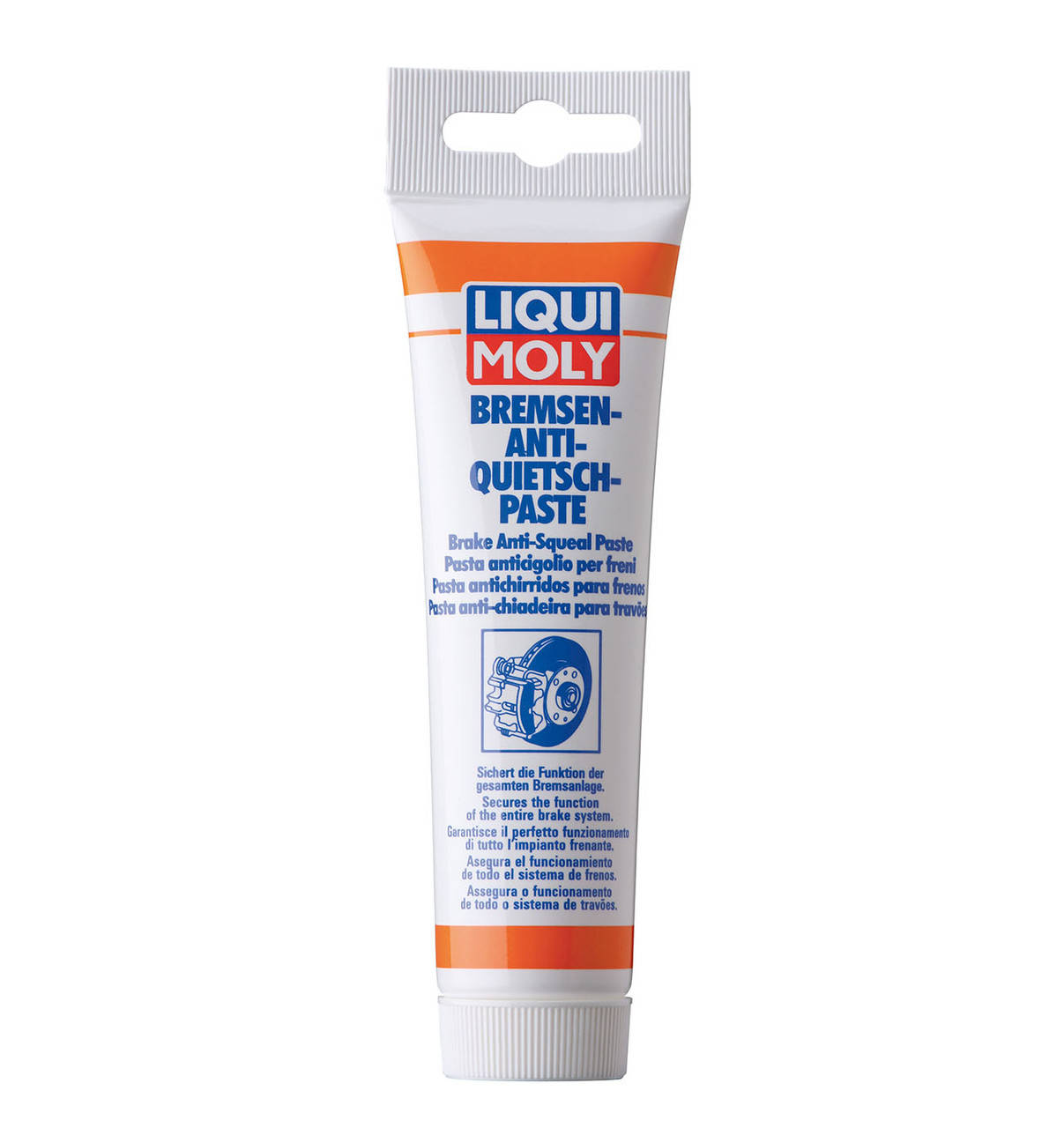 

Смазка для тормозной системы синяя Liqui Moly Bremsen-Anti-Quietsch-Paste -40°C/+1200°C паста (3077) 100мл