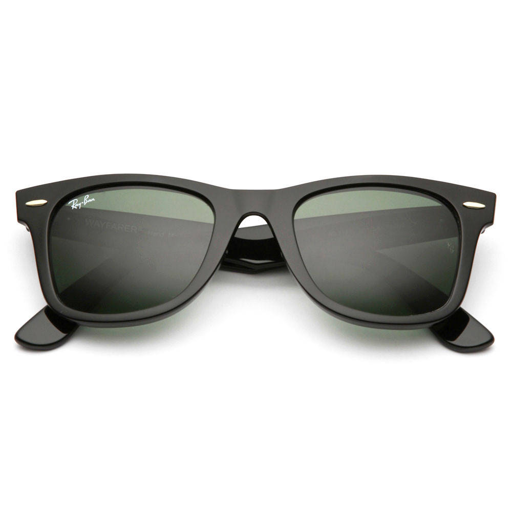 

Солнцезащитные Очки RAY BAN 2140 Wayfarer линза стекло Rayban Рай бан Рэйбен рэй бен вайфарер, Черный