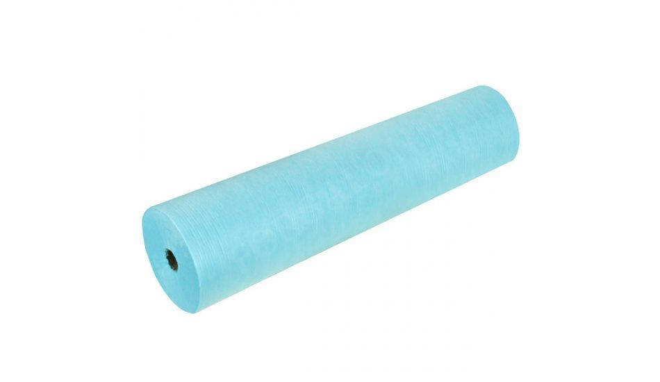 

Одноразовые простыни в рулонах из спанбонда 0,6м*100м (17 г/м2) "Рожева Білявка", голубые, Голубой