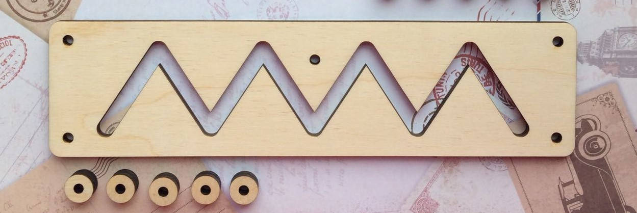 

Лабиринт Зигзаг для Бизиборда 215х55мм