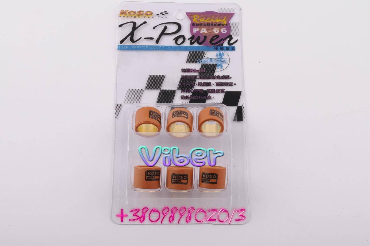 

Ролики вариатора Suzuki 17*12 11,0г (Тайвань) KOSO, компл.