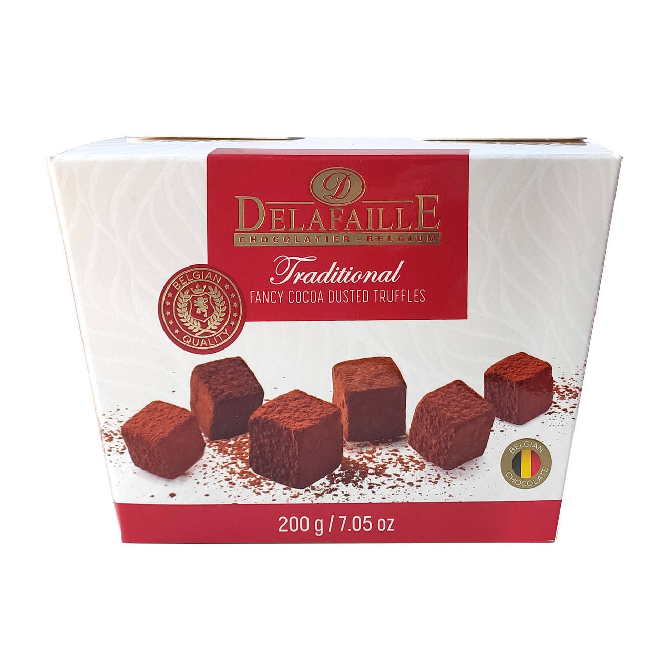

Конфеты трюфель Delafaille Traditional традиционные, 200г 16шт/ящ