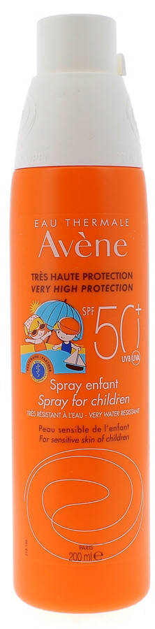 

Солнцезащитный спрей для детей Авен спф Avene Sun Solaire Soleil Spray For Children Protection SPF 50+ 200мл