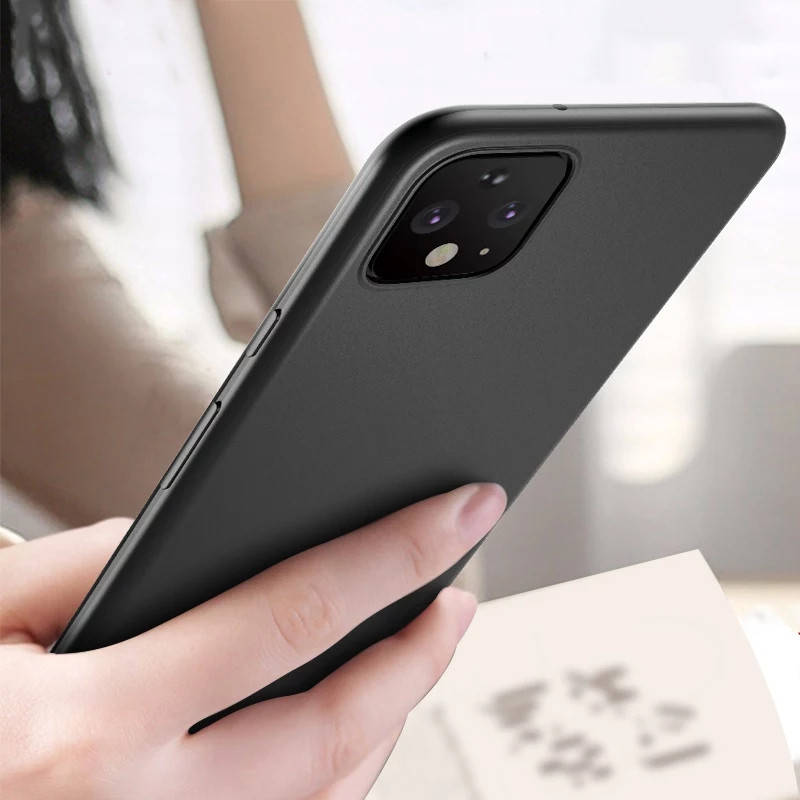 

TPU тонкий матовый чехол X-level Guardian для google pixel Пиксель 4XL, Черный