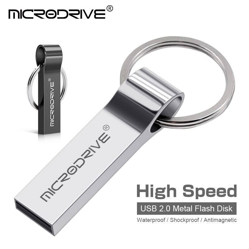 

USB флешка 32 GB. Металлический водонепроницаемый корпус, Черный