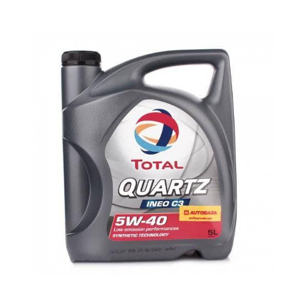 

Оригинальное моторное масло Total Quartz INEO C3 5W-40 5л 213103