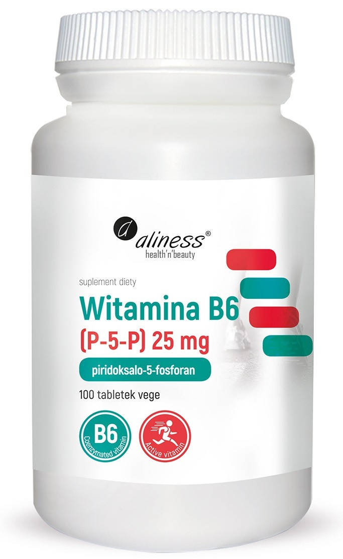

Витамин B6 (P-5-P) 25 mg 100 tabs, Aliness