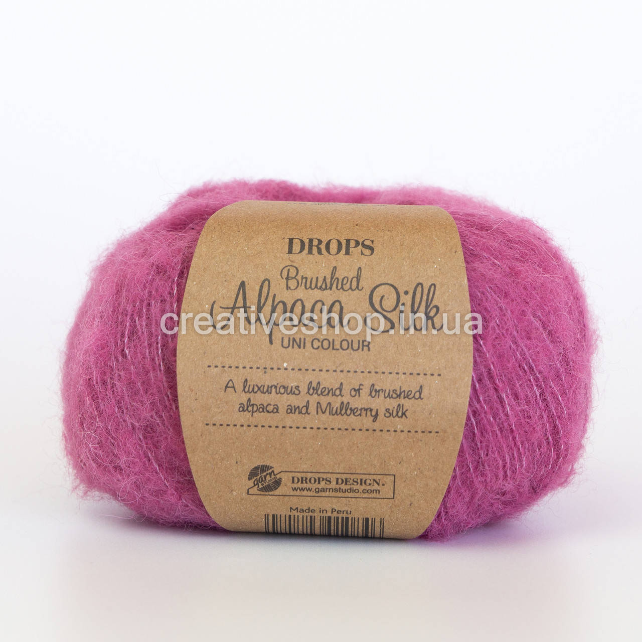 

Пряжа Drops Brushed Alpaca Silk (цвет 08 heather)