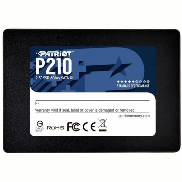 

Накопитель SSD 256GB Patriot P210 2.5" SATAIII TLC (P210S256G25)