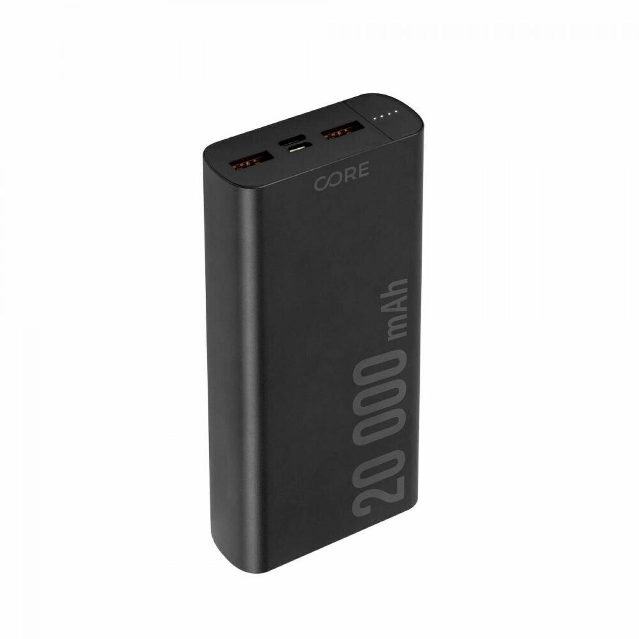 

Повербанк PowerBank с функцией быстрой зарядки Core Smart 20000mAh УМБ 18W, Черный