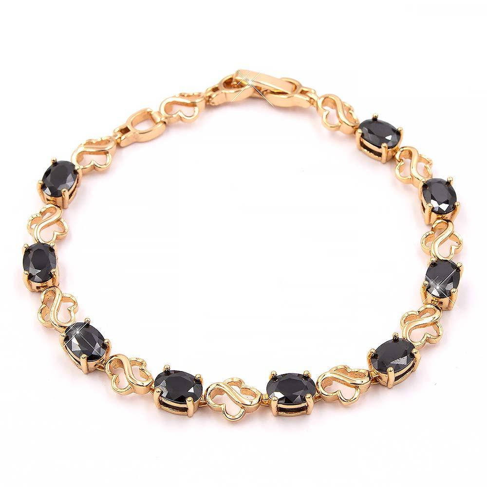 

Браслет лимонная позолота 17,5-19 см (Медицинское золото)