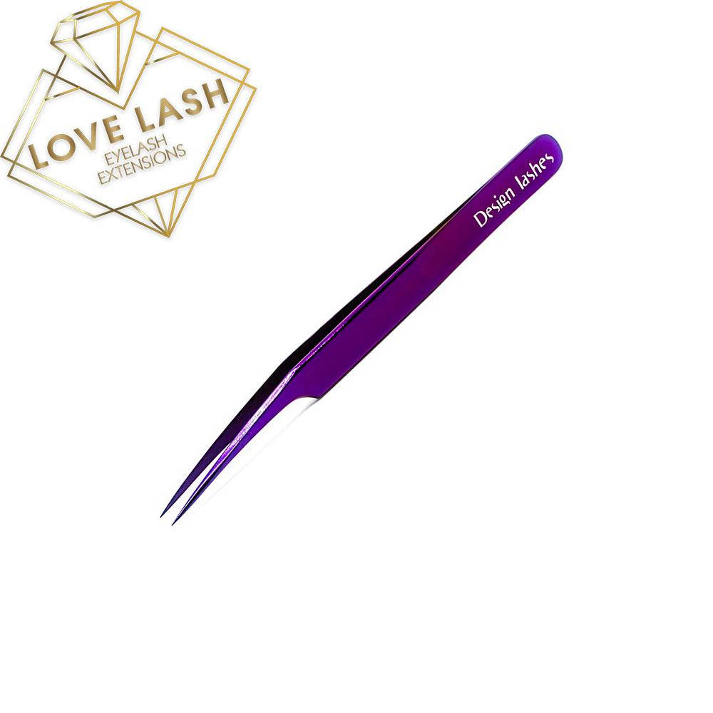 

Пинцет Design-Lashes прямой (purple)