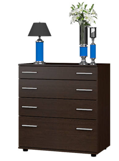 

Комод К-2 (800х450х850) ВЕНГЕ ТЕМНЫЙ