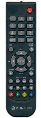 

Пульт для медиаплеера DUNE HD TV-101, Черный