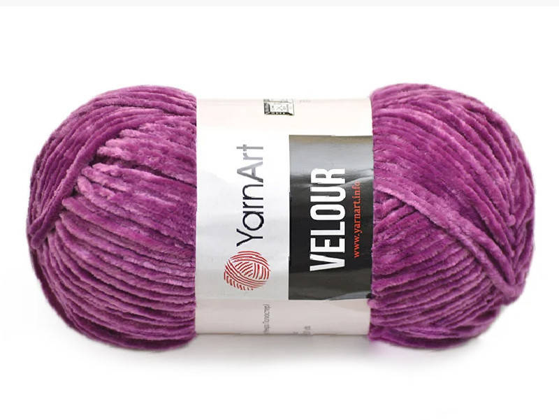 

YarnArt Velour, Фуксия №855, Розовый