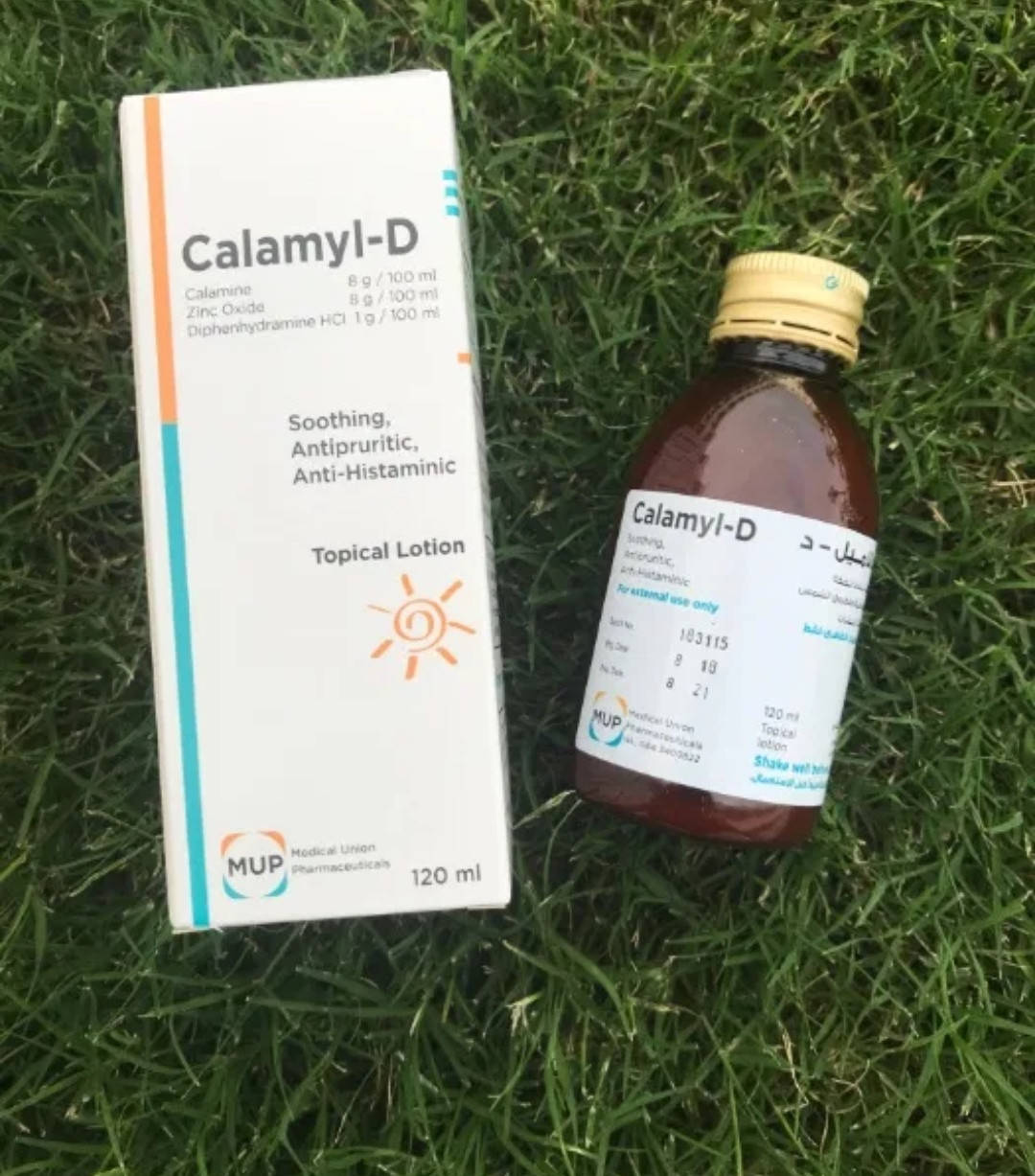 

Лосьон Calamyl-D 120 мл.Оригинал Египет calamil каламил