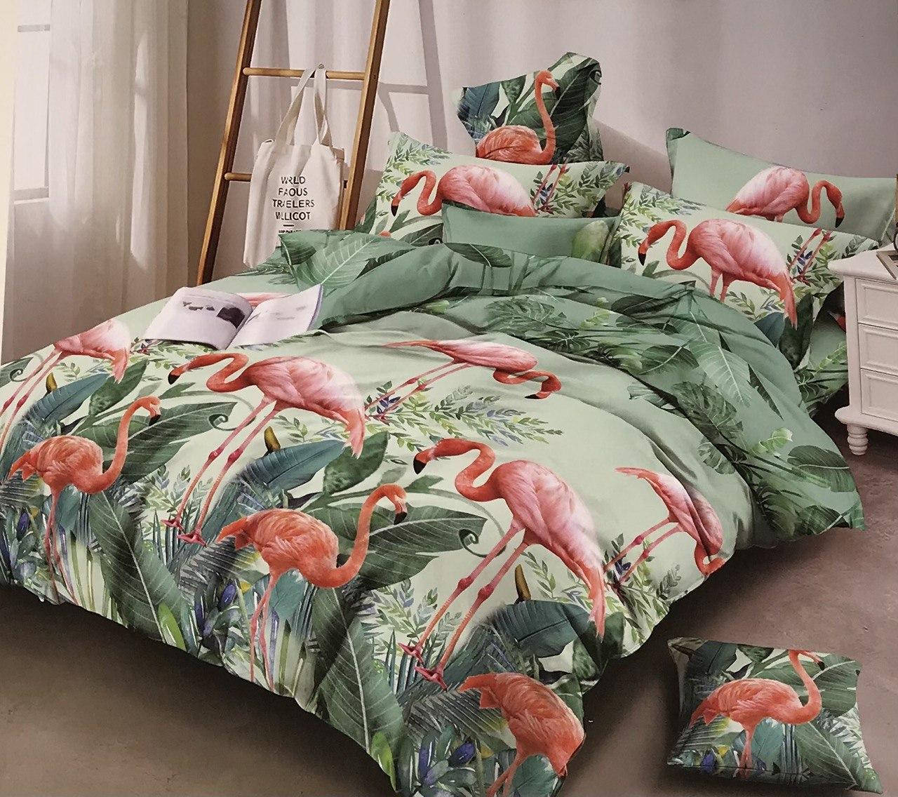 

Постельное двухспальное белье| сатин| ZARA | HOME Textile|, Зелёный