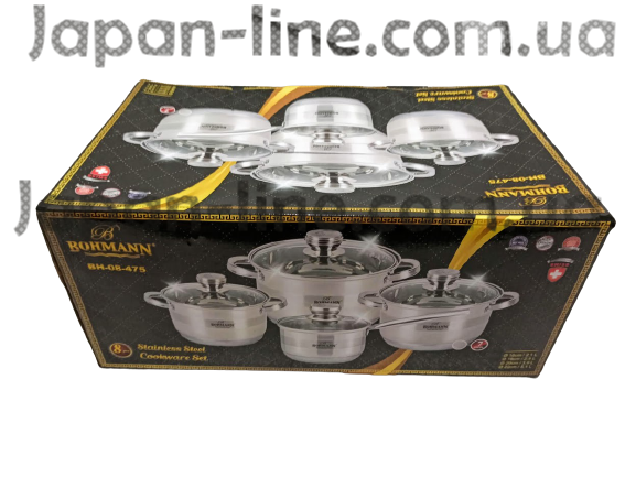 

Набор посуды BOHMANN BH 08-475 8 пр.