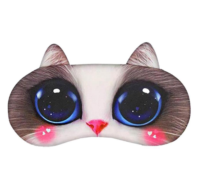 

Маска для сна "3D животные лица - 8", Разные цвета