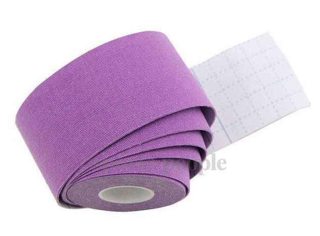 

Кинезиологический тейп (кинезио тейп) 3.8см x 5м, разн. цвета фиолетовый