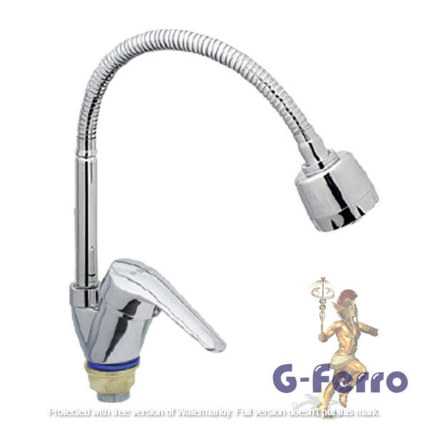 

Смеситель для кухни G-Ferro Matrix 777 Reflector Гайка