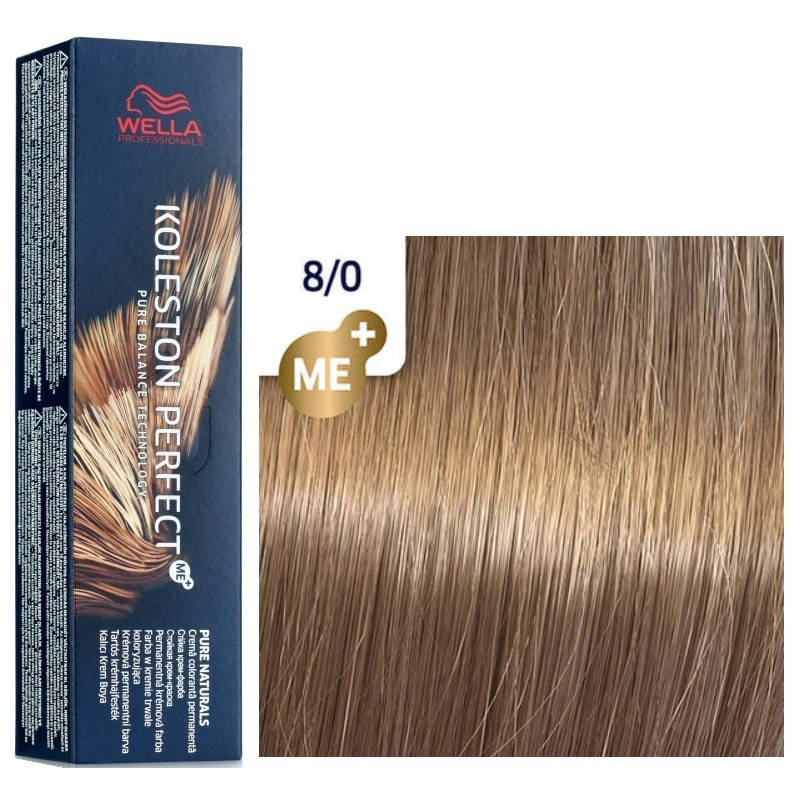 

Краска для волос Wella Professionals Koleston Pure Naturals 8/0 Светлый блонд натуральный